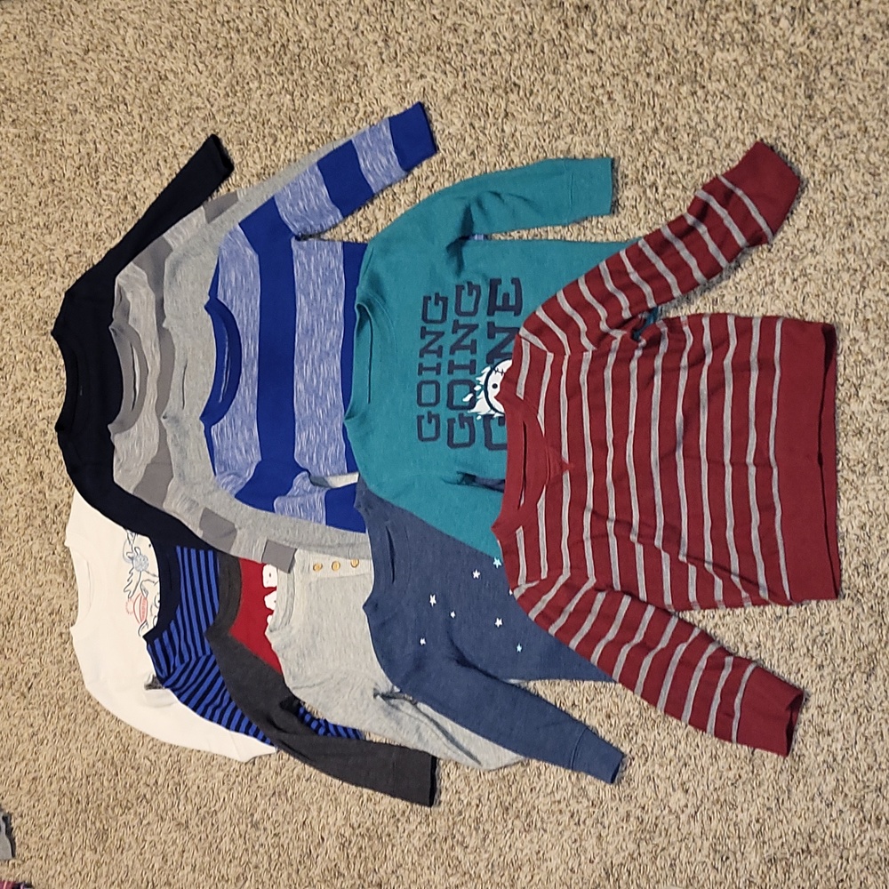 2T Boys Long Sleeved Shirt Bundle